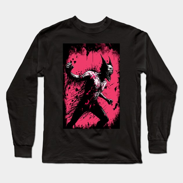 Mörk Borg Bestiary - Vampire Long Sleeve T-Shirt by DodgyDogma